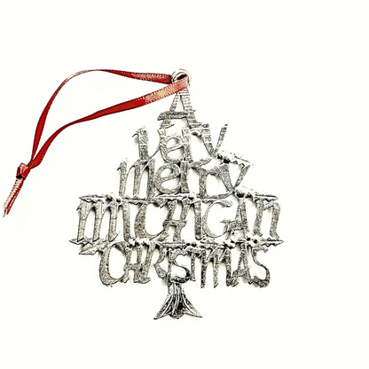 A Very Merry Christmas Ornament - Home Town Collection of States