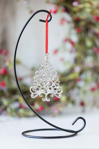Vintage Christmas Ornament - Rustic Pewter Ornaments