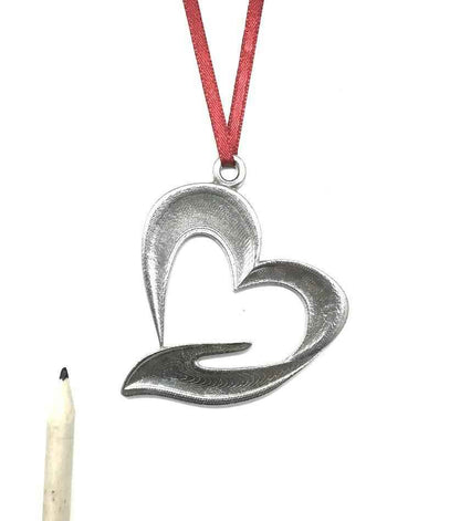 Heart and Hand Christmas Ornament - Health Care Worker Gift
