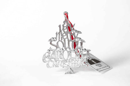 A Very Merry South Carolina Christmas Ornament - South Carolina Gifts