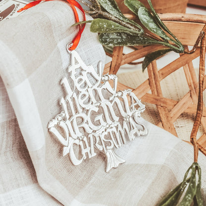 A Very Merry Virginia Ornament