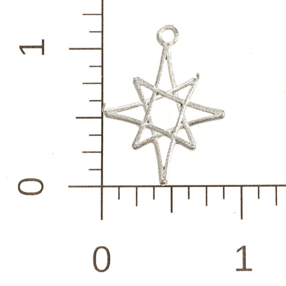 Star - Moravian Star - Bethlehem Star - Sherrif Badge - Christmas Ornament - Necklace - Earrings - Keychain