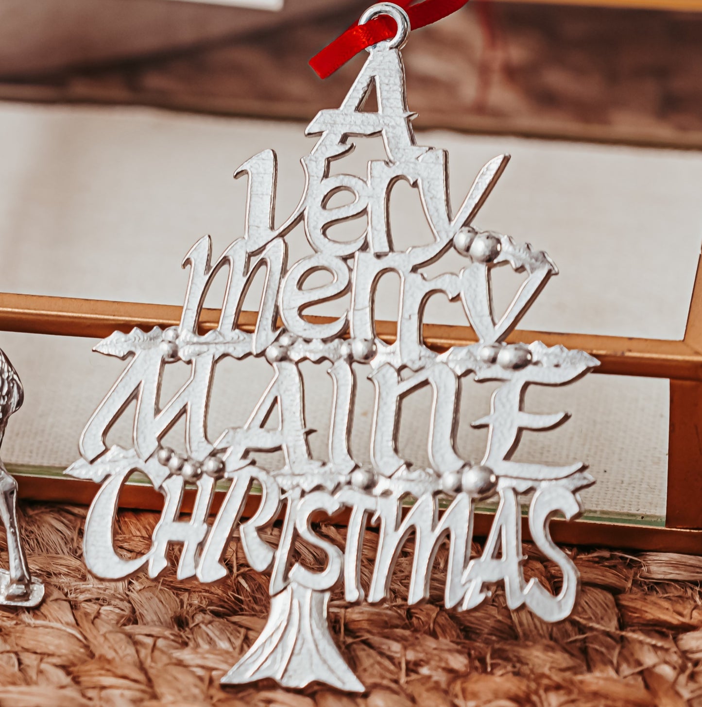 A Very Merry Christmas Ornament - Home Town Collection of States and Cities