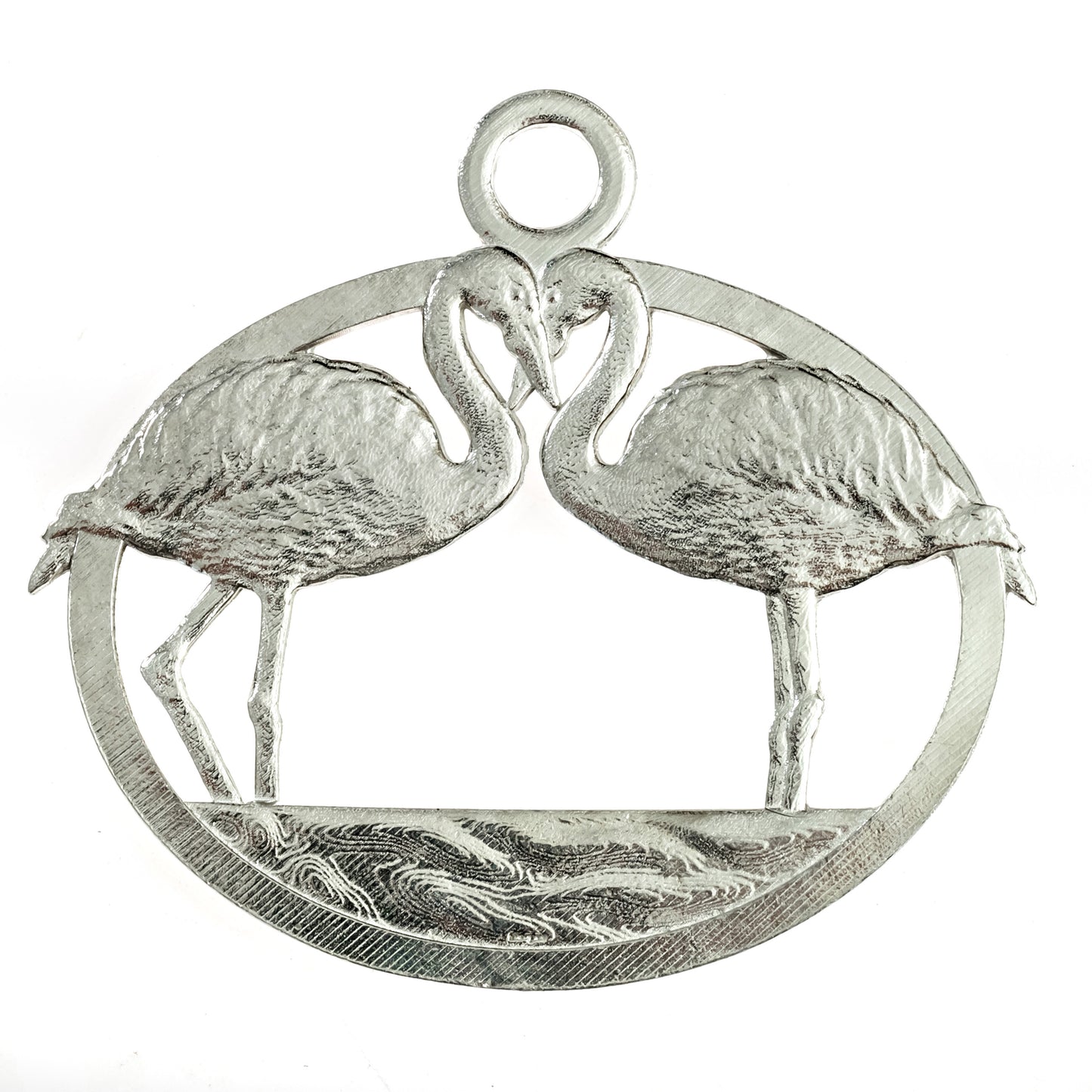 Double Flamingo - Christmas Ornament - Keychain - Earrings - Necklace