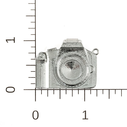 Retro Camera - Christmas Ornament - Keychain - Necklace