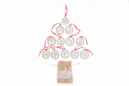 Twelve 12 Days of Christmas Ornaments- Gift Set of all 12 Designs