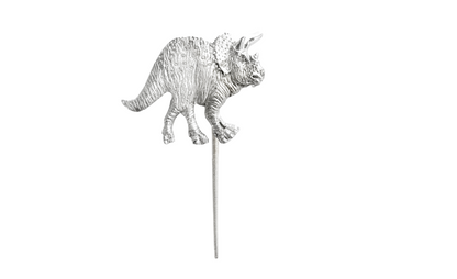 Dinosaur Cup Cake Toppers - Tyrannosaurs T Rex Triceratops Party Decorations for Kids Birthday - Guest Favors in Bulk Prices