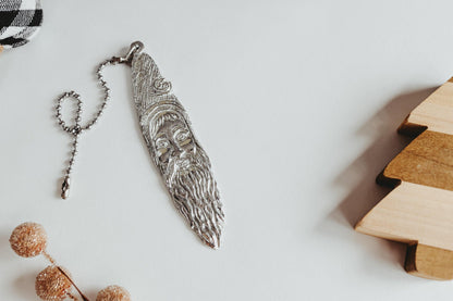 Handmade Pewter Holiday Ceiling Fan Light Pulls, Christmas Decoration - House of Morgan Pewter
