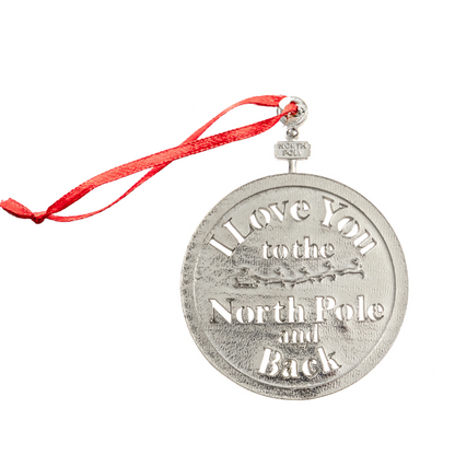North Pole Christmas Ornament