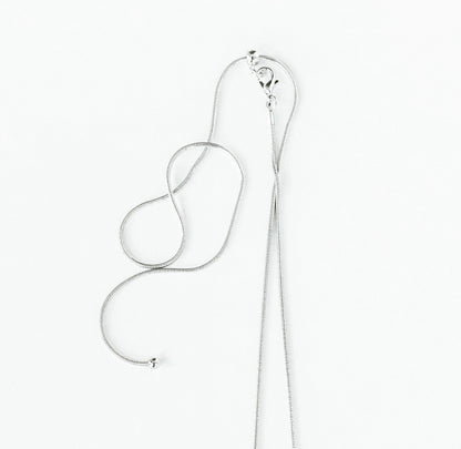 26 inch stainless steel adjustable snake necklace