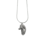Personalized Horse Jewelry - Horse Pewter Pendants with 26" Adjustable Necklace - Several Designs