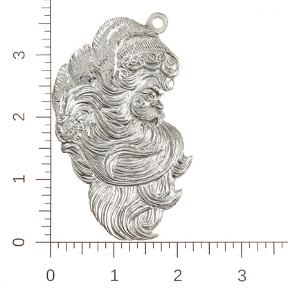 Elegant Santa with Wavy Beard