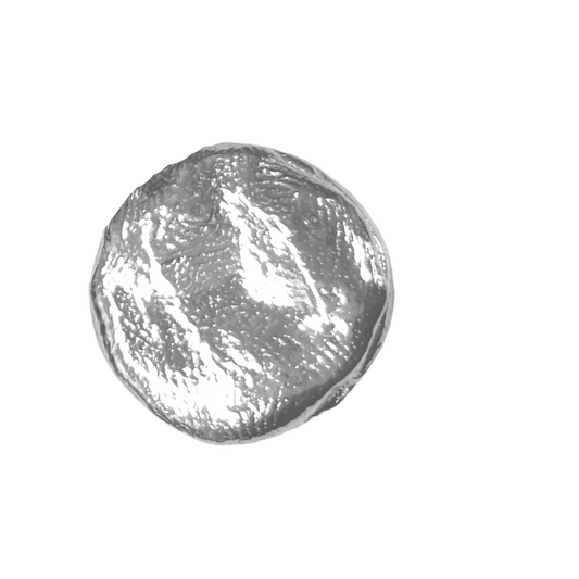 pewter worry stone for hand stamping