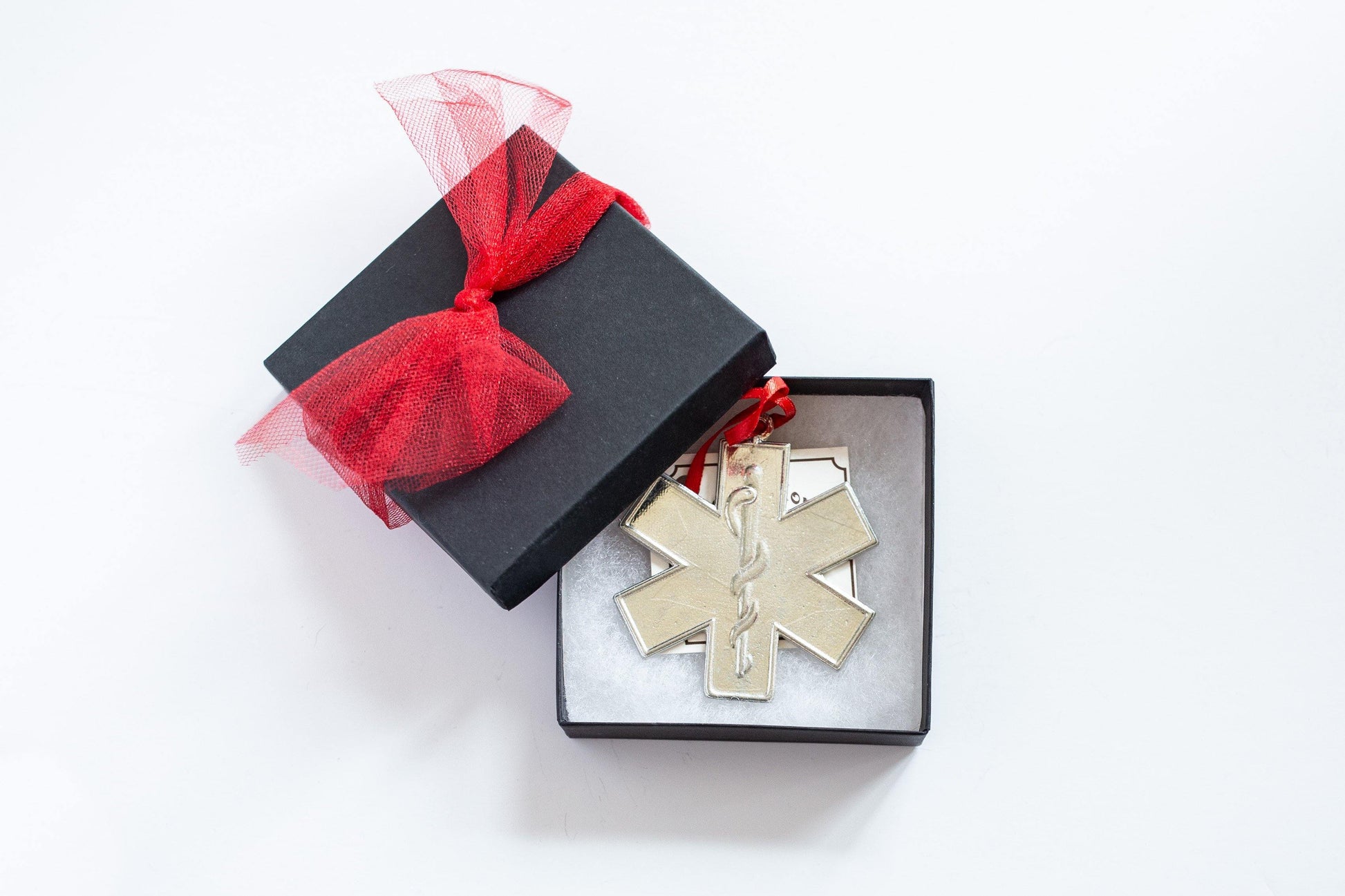 Silver EMS Star of Life Symbol Gift