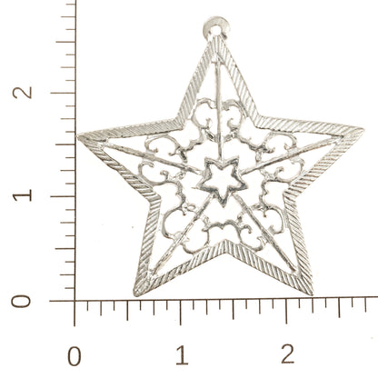 Star - Moravian Star - Bethlehem Star - Sherrif Badge - Christmas Ornament - Necklace - Earrings - Keychain