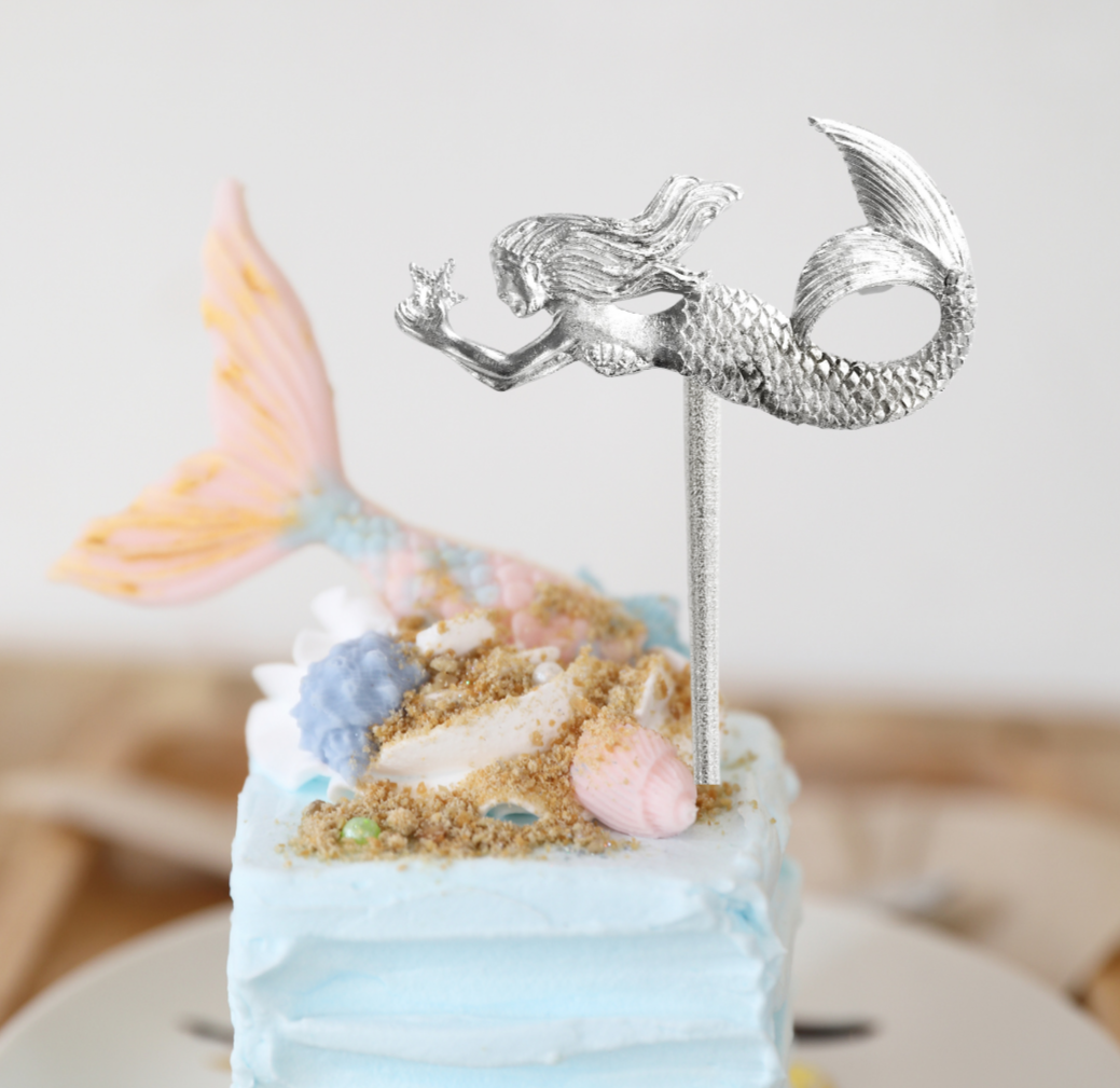 mermaid cup cake topper for cake decorations