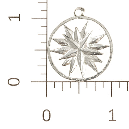 Star - Moravian Star - Bethlehem Star - Sherrif Badge - Christmas Ornament - Necklace - Earrings - Keychain