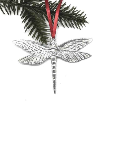 Dragonfly Christmas Ornament - Gift for Gardner