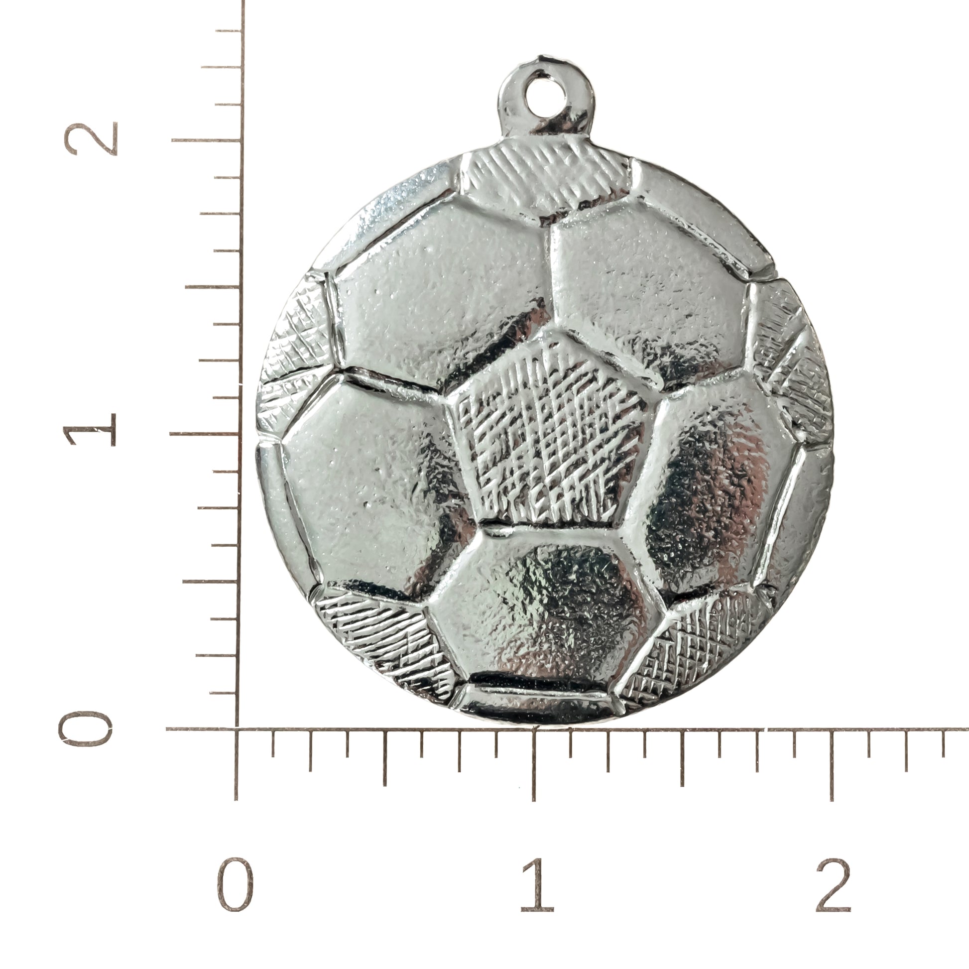 Silver Pewter Metal Soccer Ball Ornament Top Gift Ideas - House of Morgan Pewter