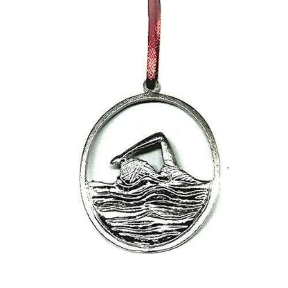 Swimming Christmas Ornament - Gift for Swimmer