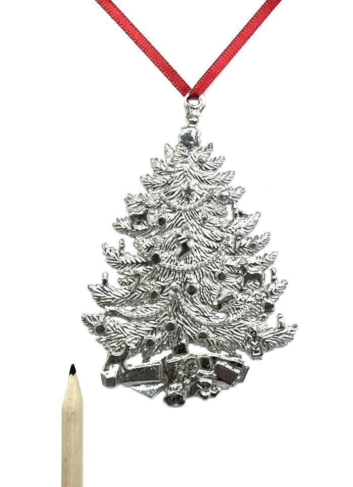 914 Christmas Tree Gifts Ornament Keepsake Pewter - House of Morgan Pewter