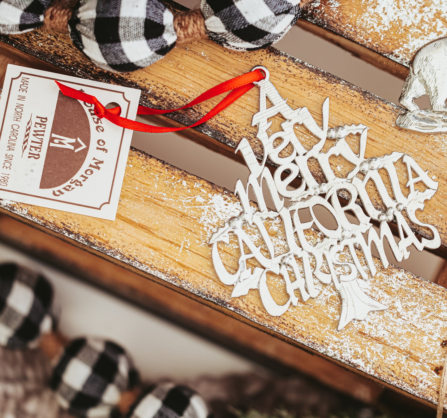 Handmade California Ornaments