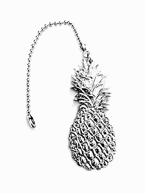 Accent Ceiling Fan Light Pull Pineapple Southern Hospitality Fine Pewter Handcrafted - House of Morgan Pewter