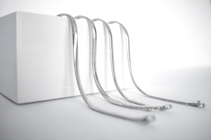 Stainless Steel Snake Necklaces - 16" 18" 20" 20" thin 22" 26" adjustable thin - Extra Chain Jewelry
