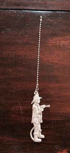 Firefighter Ceiling Fan Pull - Light Accessory - Gift for Fireman
