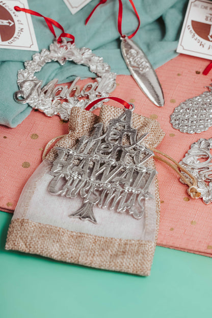 A Very Merry Hawaii Christmas Ornament