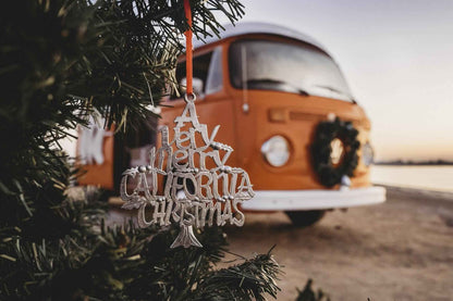 A Very Merry California Christmas Ornament - California Gift