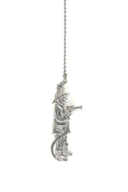 Firefighter Ceiling Fan Pull - Light Accessory - Gift for Fireman