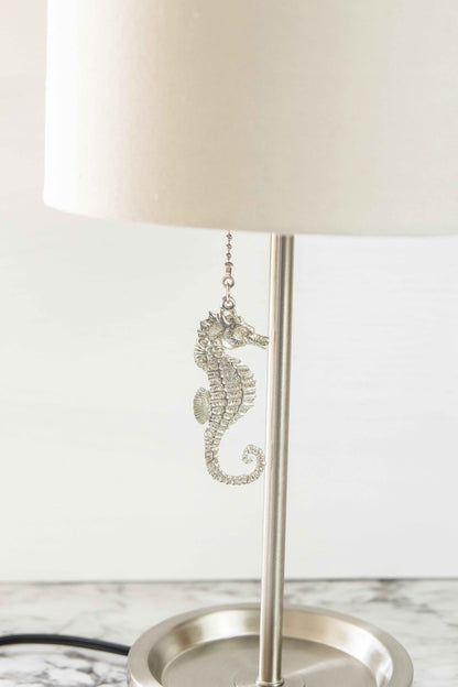 Seahorse Ceiling Fan Light Pull - Nautical Home Decor - Beach House Gift