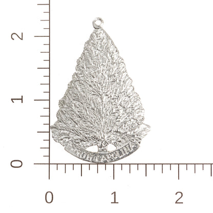 Christmas Tree Pendant Necklace - Holiday Jewelry