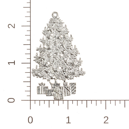 Christmas Tree Pendant Necklace - Holiday Jewelry