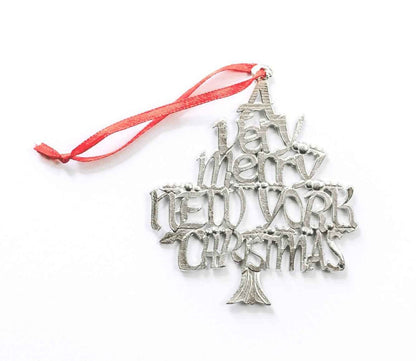 A Very Merry New York Christmas Ornament - New York Gifts