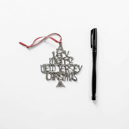 A Very Merry New Jersey Christmas Ornaments- New Jersey Gift