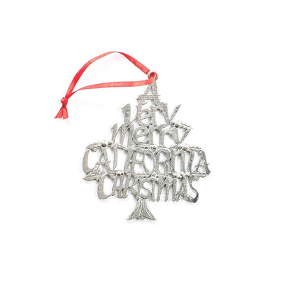 A Very Merry California Christmas Ornament - California Gift