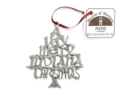 Indiana Gifts - A Very Merry Indiana Christmas Ornament