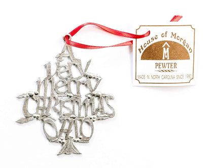 A Very MerryOhio Christmas Ornament - Ohio Gifts