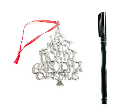 A Very Merry North Carolina Christmas Ornament - North Carolina Gifts