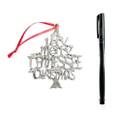 A Very Merry Tennessee Christmas Ornament - Tennessee Gifts