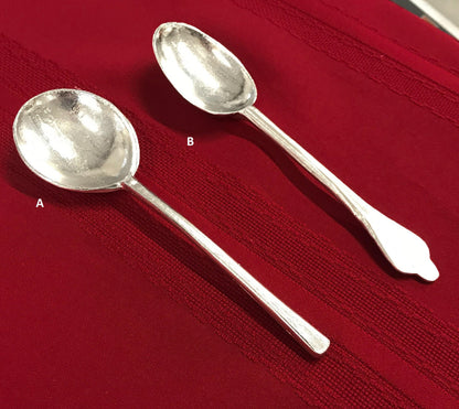 Handcrafted Rustic Pewter Spoons, Housewarming Gift - House of Morgan Pewter