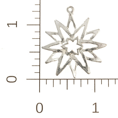 Star - Moravian Star - Bethlehem Star - Sherrif Badge - Christmas Ornament - Necklace - Earrings - Keychain