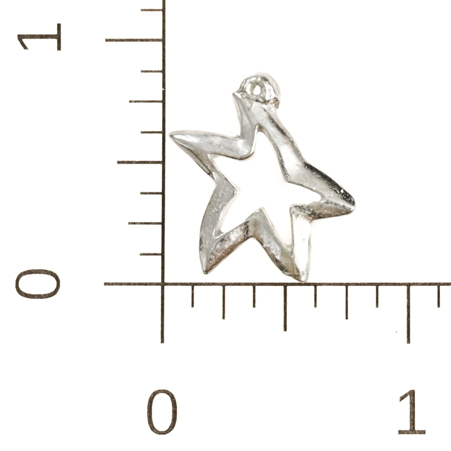 asymmetric star earrings