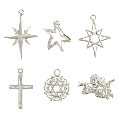 Personalized Religious Earrings - Jewelry for Mom - Cross - Stars - Angel