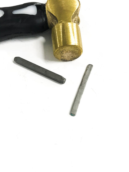 hand stamping with pewter blanks
