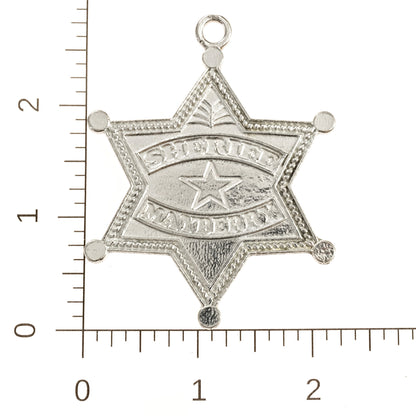 Star - Moravian Star - Bethlehem Star - Sherrif Badge - Christmas Ornament - Necklace - Earrings - Keychain