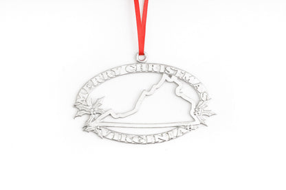 Virginia Christmas Ornaments Gift Set of Three Designs - VA Home State