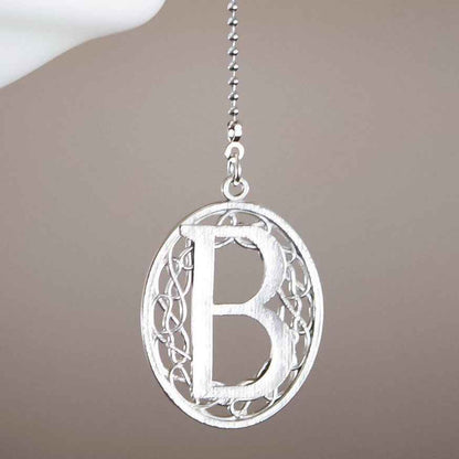 Monogram Ceiling Fan Pull - Light Accessory - Initial Home Decorations